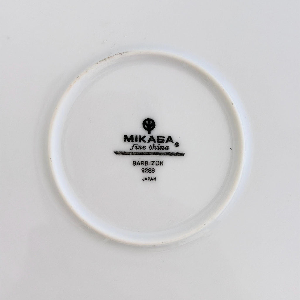 Vintage Mikasa Barbizon Fine China Serving Platter 12" | Blue Floral Chop Plate | Japan