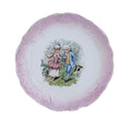 Antique Limoges Porcelain Cabinet Plate – Jean Pouyat, Pink Courting Scene