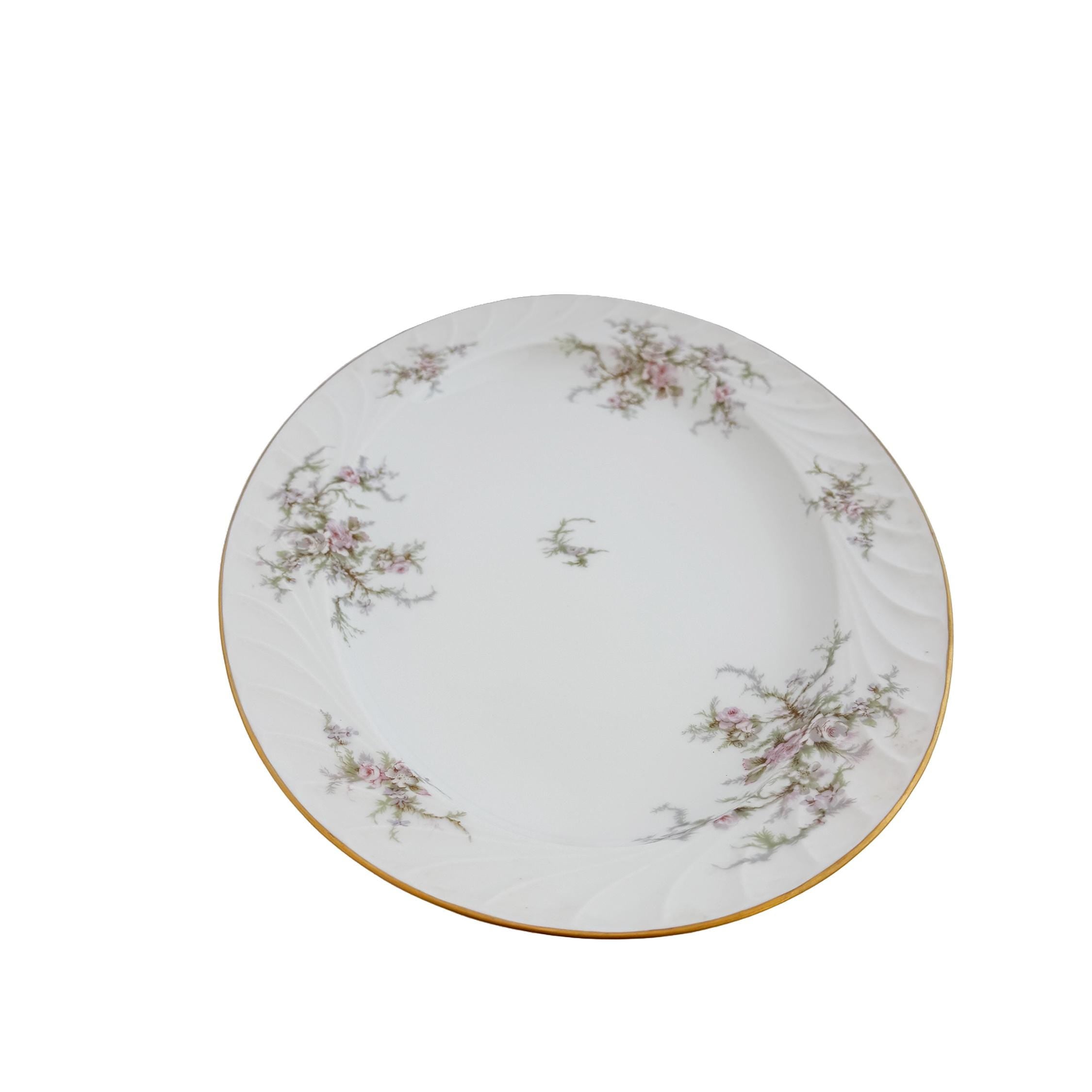 Vintage Royal Jackson Floral Fine China Oval Serving Platter 14"x10"x1"