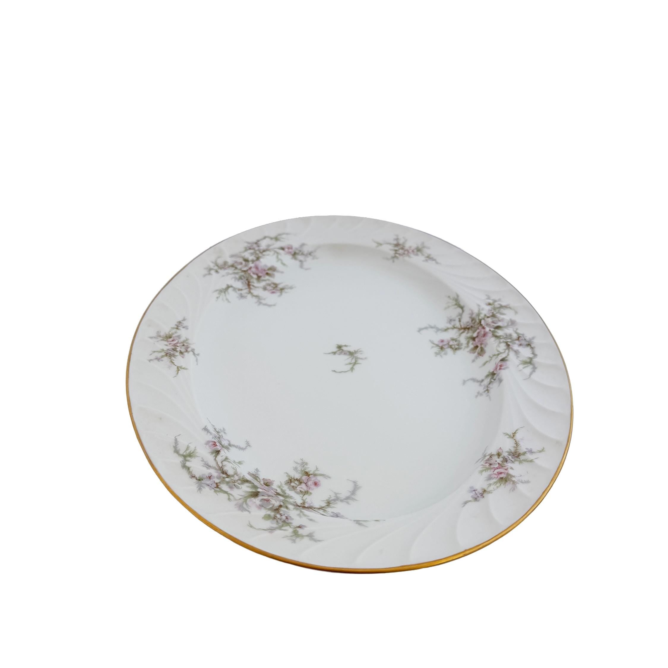 Vintage Royal Jackson Floral Fine China Oval Serving Platter 14"x10"x1"
