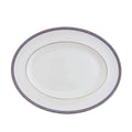 Wedgwood Palatia Bone China Serving Platter – Blue Greek Key, Made in England