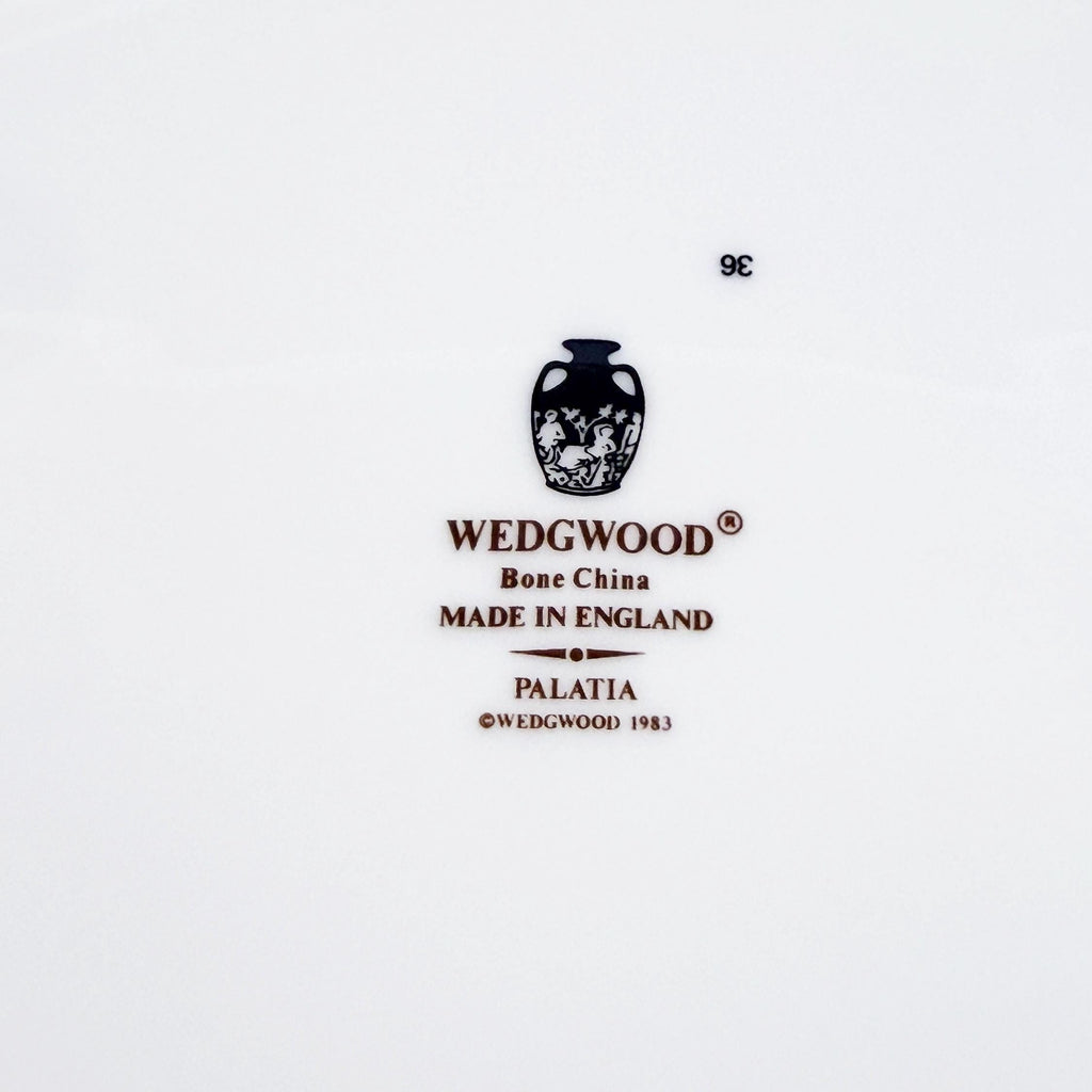 Wedgwood Palatia Bone China Serving Platter – Blue Greek Key, Made in England