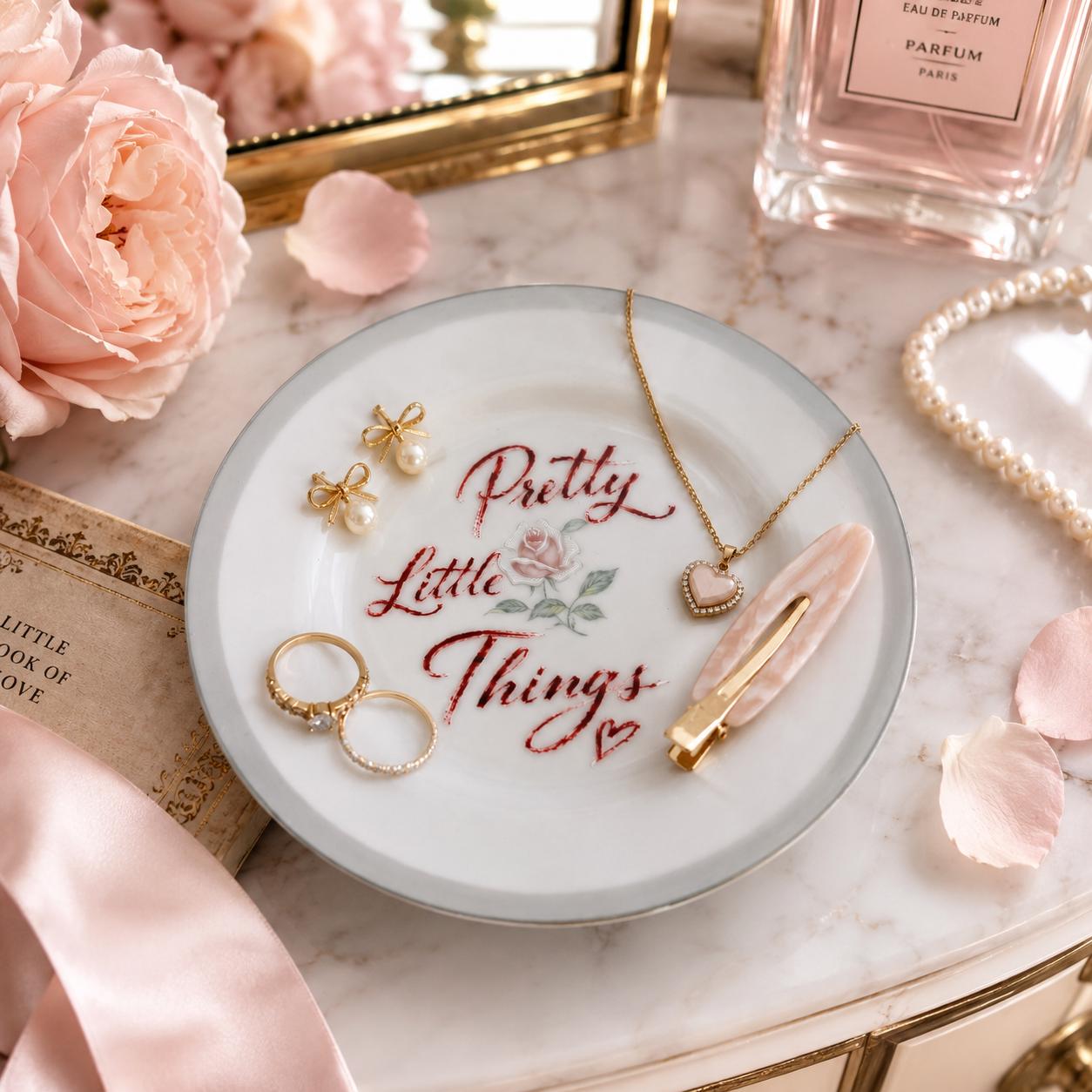 Pretty Little Things – Vintage China Trinket Dish | Jewelry Holder | Fashion Decor Gift for Her